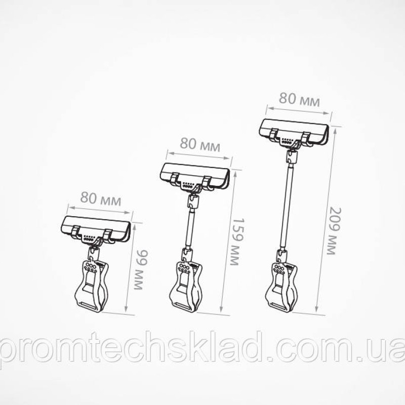 Цінникотримач на прищіпці з широким зажимом FX-CLAMP 0, Прозорий Прозорий, 100 Цінникотримач на прищіпці з широким зажимом FX-CLAMP 0, Прозорий Прозорий, 100