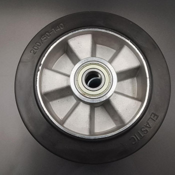 Колесо з еластичної гуми без кронштейна діаметром 200 мм