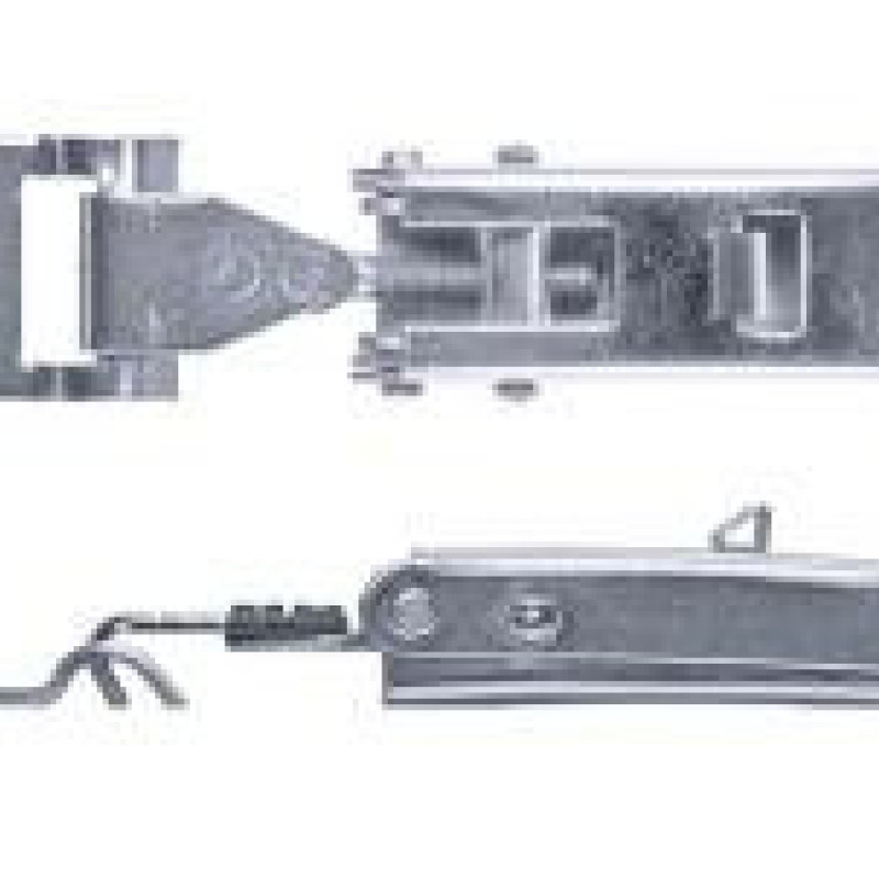 Засувка оцинкована 65F (110-126 х 25 мм)
