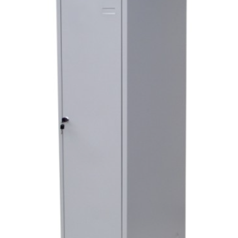 Шафа 1800х400х500 мм для одягу металева однокамерна, однорівнева. Ширина 400 мм (без пдв)