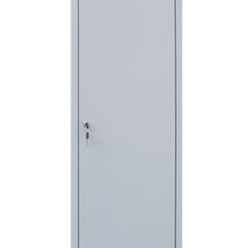 Шафа 1800х400х500 мм для одягу металева однокамерна, однорівнева. Ширина 400 мм (без пдв)