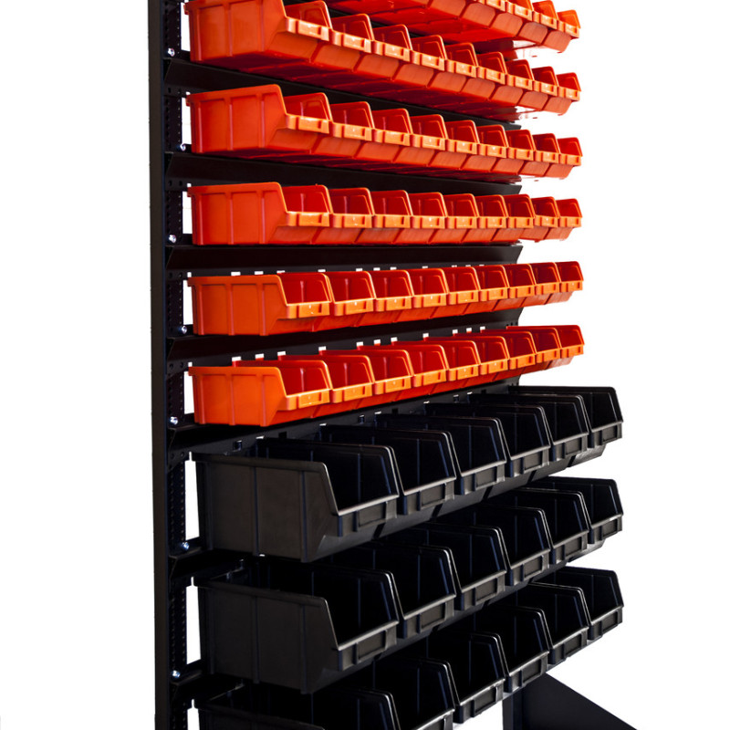 Ящик складський 701 СТАНДАРТ 230х145х125 мм для метизів чорний