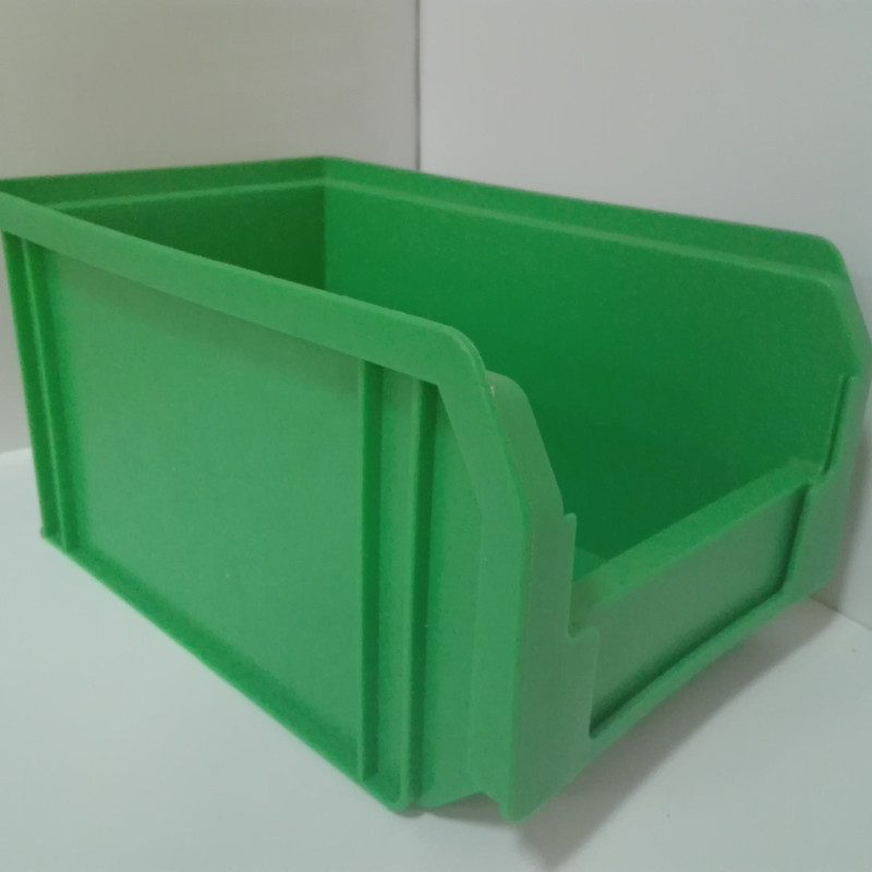 Ящик 701 ПРЕМІУМ 230х145х125 мм зелений для зберігання болтів