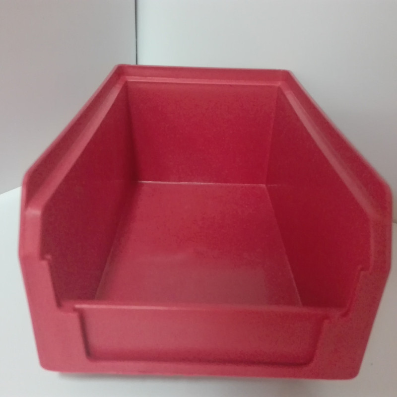 Ящик 701 ПРЕМІУМ 230х145х125 мм червоний для зберігання метизів