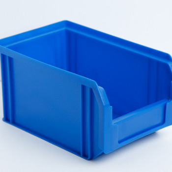 Ящик-лоток 701 ПРЕМІУМ 230х145х125 мм синій складський пластиковий