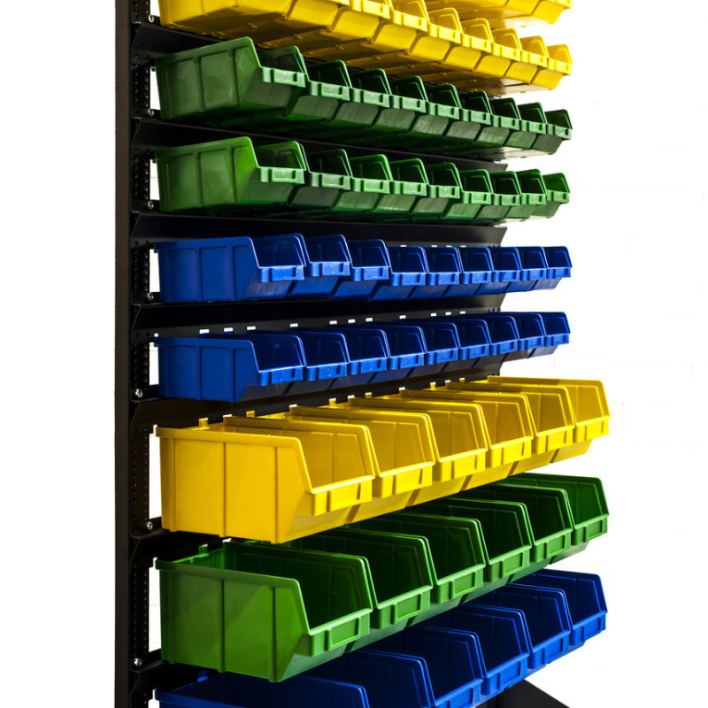 Ящик контейнер 702 для деталей зелений ПРЕМІУМ 170х100х70 мм