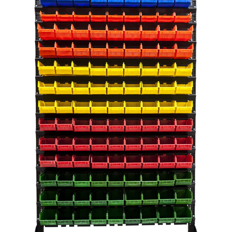 Ящик 703 ПРЕМІУМ 100х100х50 мм для зберігання метизів синій