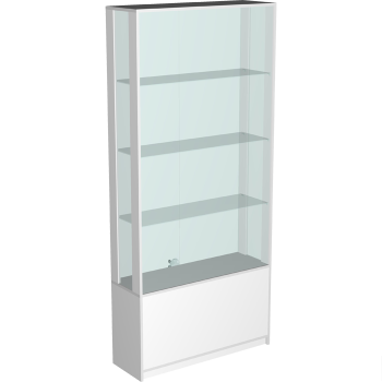 Вітрина торгова з задньою стінкою зі скла