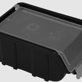 Ящик складський з прозорою кришкою 175х110х75 мм