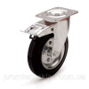 Колеса поворотні з гальмом 200 мм для візків (Польща)