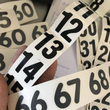 Наклейки для нумерації поштових скриньок (виключно для замовлень зі скриньками)