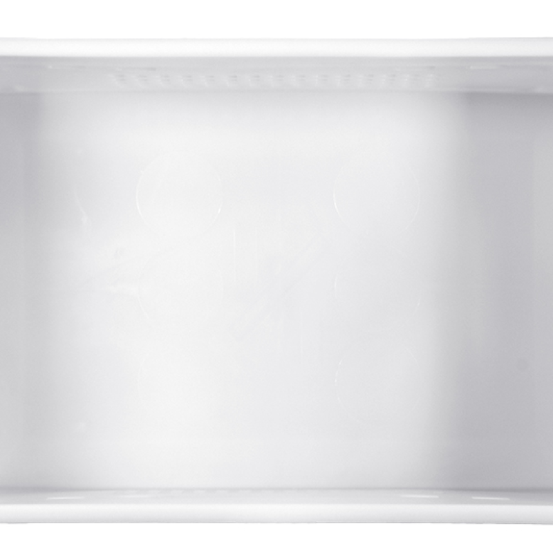 Ящик пластиковий 600*400*200 білий перфорований Е2