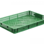 Ящик 600х400х70 пластиковий перфорований зелений втор. тип 2