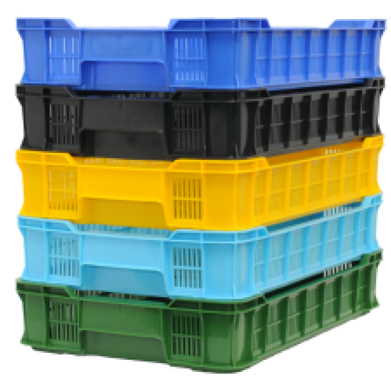 Ящик пластиковий чешка 600х400х110 кольоровий