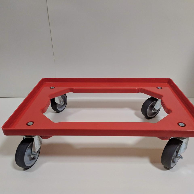 Візок для перевезення ящиків 620х420х130 мм (пластик)