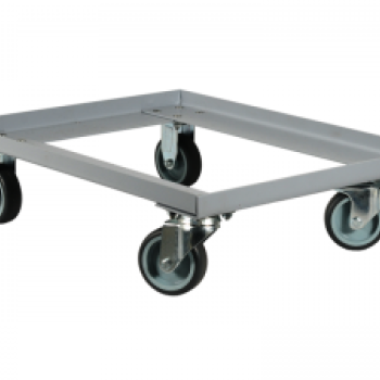 Візок під ящик для молока 453x363х120 мм (нержавійка)