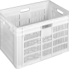 Ящик пластиковий 600*400*420 білий, дно перф.