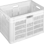 Ящик пластиковий 600*400*420 білий, дно перф.