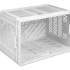 Ящик пластиковий 600*400*420 білий, дно перф.