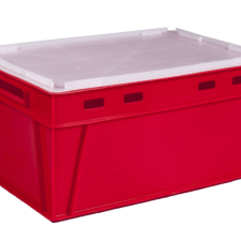Ящик пластиковий 600*400*280 кольоровий/втор.