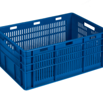 Ящик пластиковий 600*400*260 кольоровий/втор.