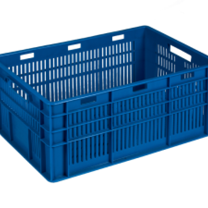 Ящик пластиковий 600*400*260 кольоровий/втор.