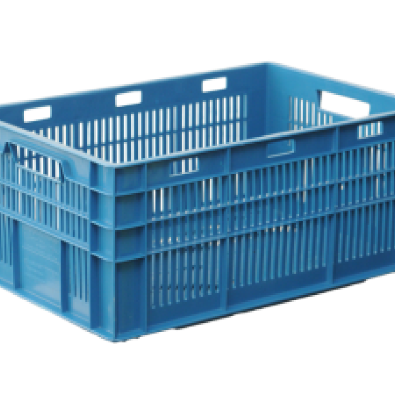 Ящик пластиковий 600*400*260 кольоровий/втор.