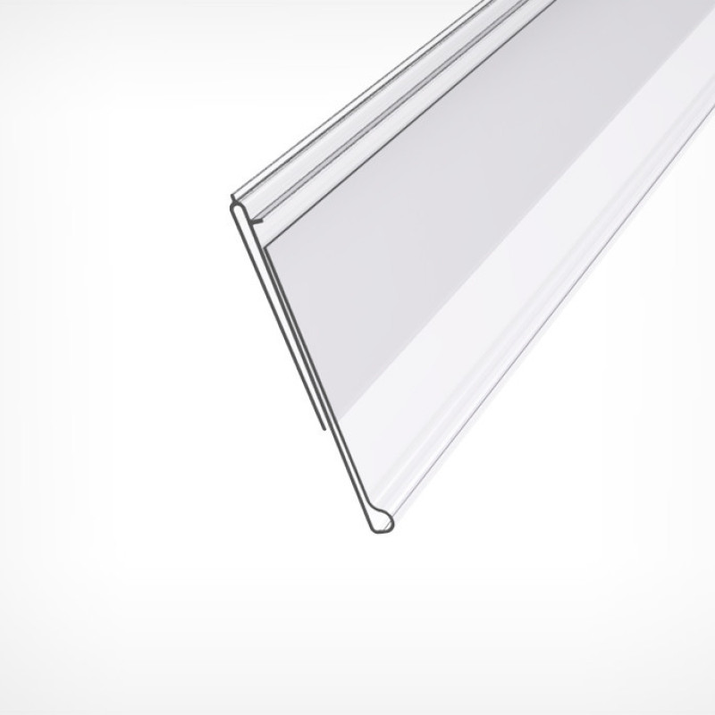 IP39 Цінникотримач для полиць. Довжина 985 мм, прозорі