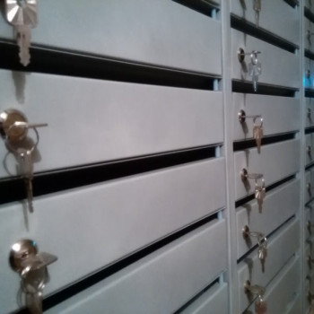 Ящики поштові від 4 до 12 квартир із задньою стінкою