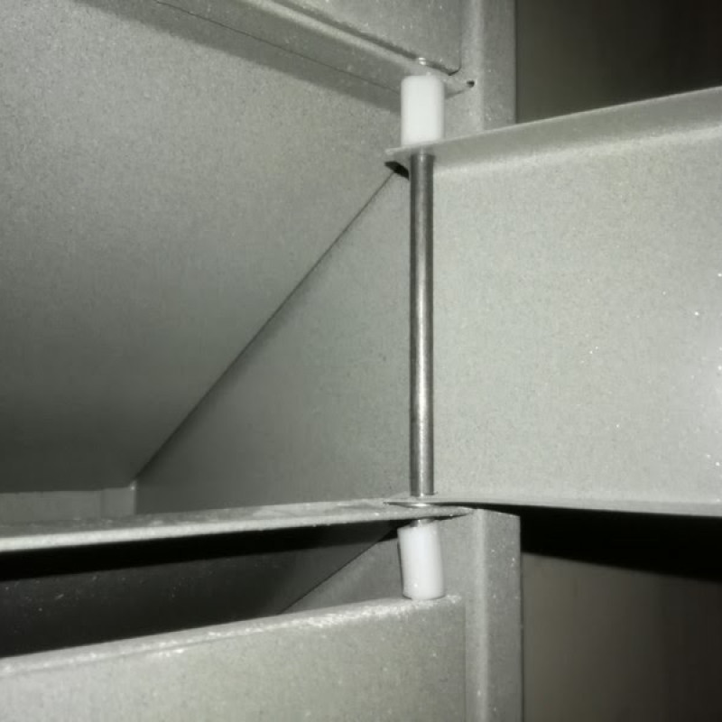 Ящики поштові від 4 до 12 квартир із задньою стінкою