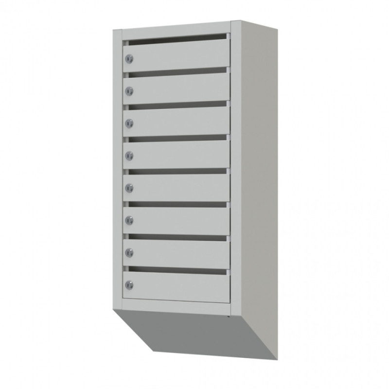 Ящики поштові від 4 до 12 квартир із задньою стінкою