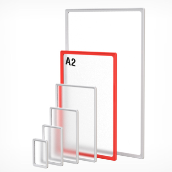 Рамка А2 пластикова червона (42 х 59,4 см) УЦІНКА