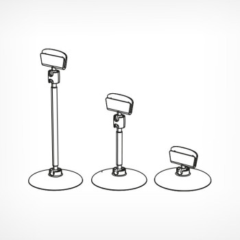 Цінникотримач на круглій підставці BASE-CLIP прозорий