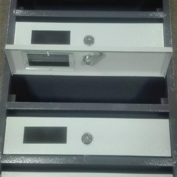 Скриня поштова на 10 квартир із задньою стінкою