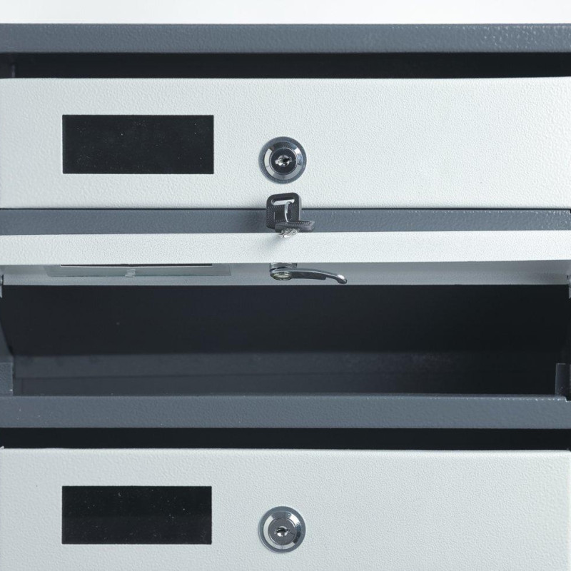 Скриньки поштові від 3 до 10 квартир із задньою стінкою