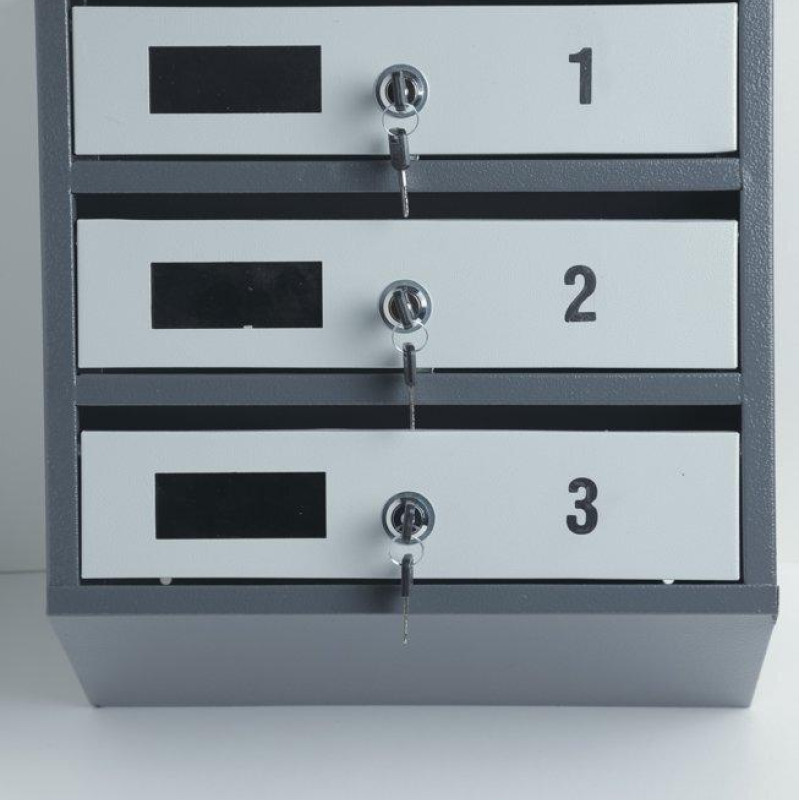 Скриньки поштові від 3 до 10 квартир із задньою стінкою