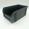 Ящик контейнер 702 ПРЕМІУМ 170х100х70 мм складський для зберігання метизів чорний
