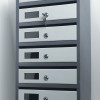Скриня поштова на 6 квартир із задньою стінкою