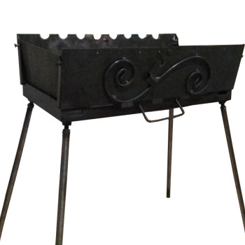 Мангал-валіза на 6 шампурів, 2 мм