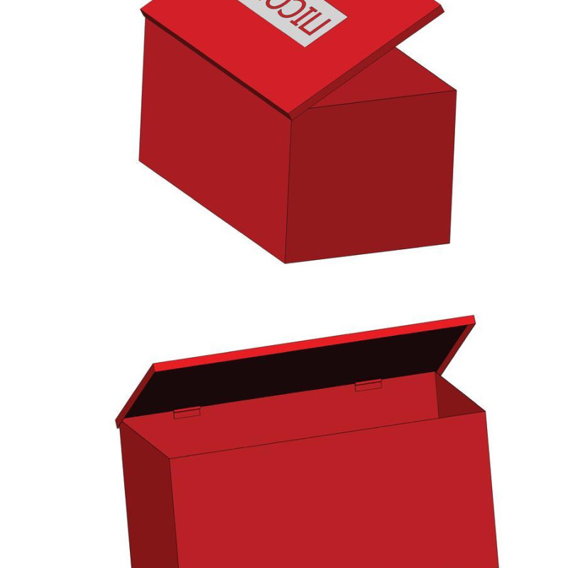 Ящик пожежний для піску 500x970x430 мм (0,2 м3)