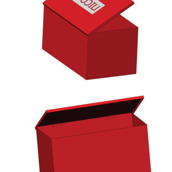 Ящик пожежний для піску 600x1220x680 мм (0,5 м3)