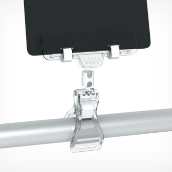 Цінникотримач на прищіпці з широким зажимом FX-CLAMP 0, Прозорий Прозорий, 50