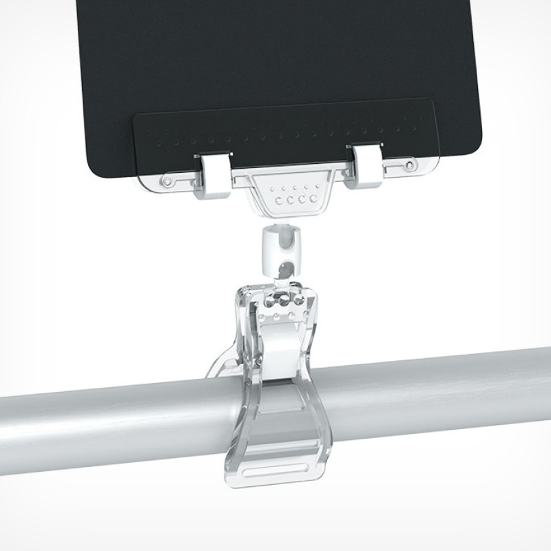 Цінникотримач на прищіпці з широким зажимом FX-CLAMP 0, Прозорий Прозорий, 50