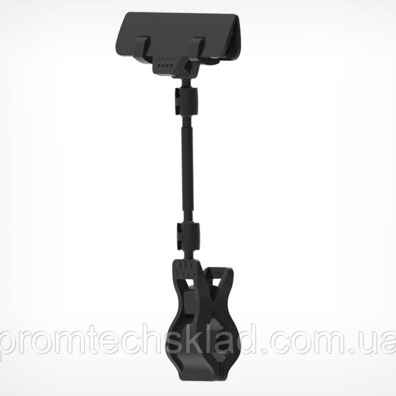 Цінникотримач на прищіпці з широким зажимом FX-CLAMP 0, Прозорий Чорний, 0