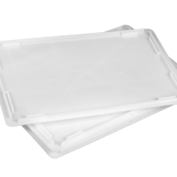 Кришка для ящиків 600х400 мм біла внутрішня