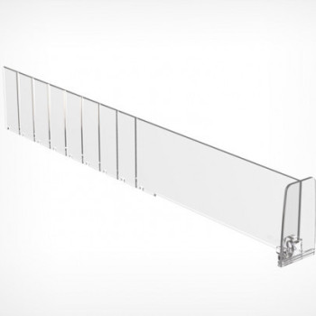 DIV60-ВТ60 Пластиковий розділювач висотою 60 мм з переднім обмежувачем, 280-480 мм