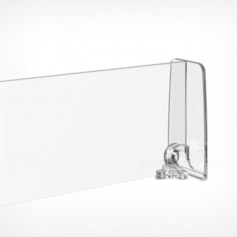 DIV60-ВТ60 Пластиковий розділювач висотою 60 мм з переднім обмежувачем, 280-480 мм