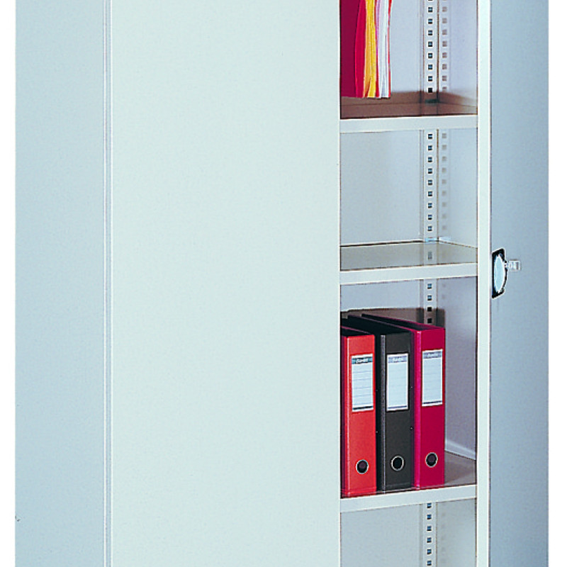 Металева офісна шафа з схованкою