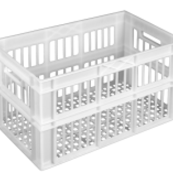 Ящик пластиковий 660х360х366 кольоровий втор.