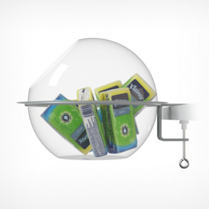 Дисплей напівкруглий для дрібного товару BOWL, верхня секція